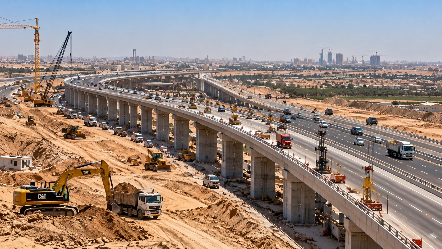 محور 30 يونيو أحد المشروعات القومية التي أعلنت الزلاط للإنشاءات مشاركتها في تنفيذ أعمال ضمنها